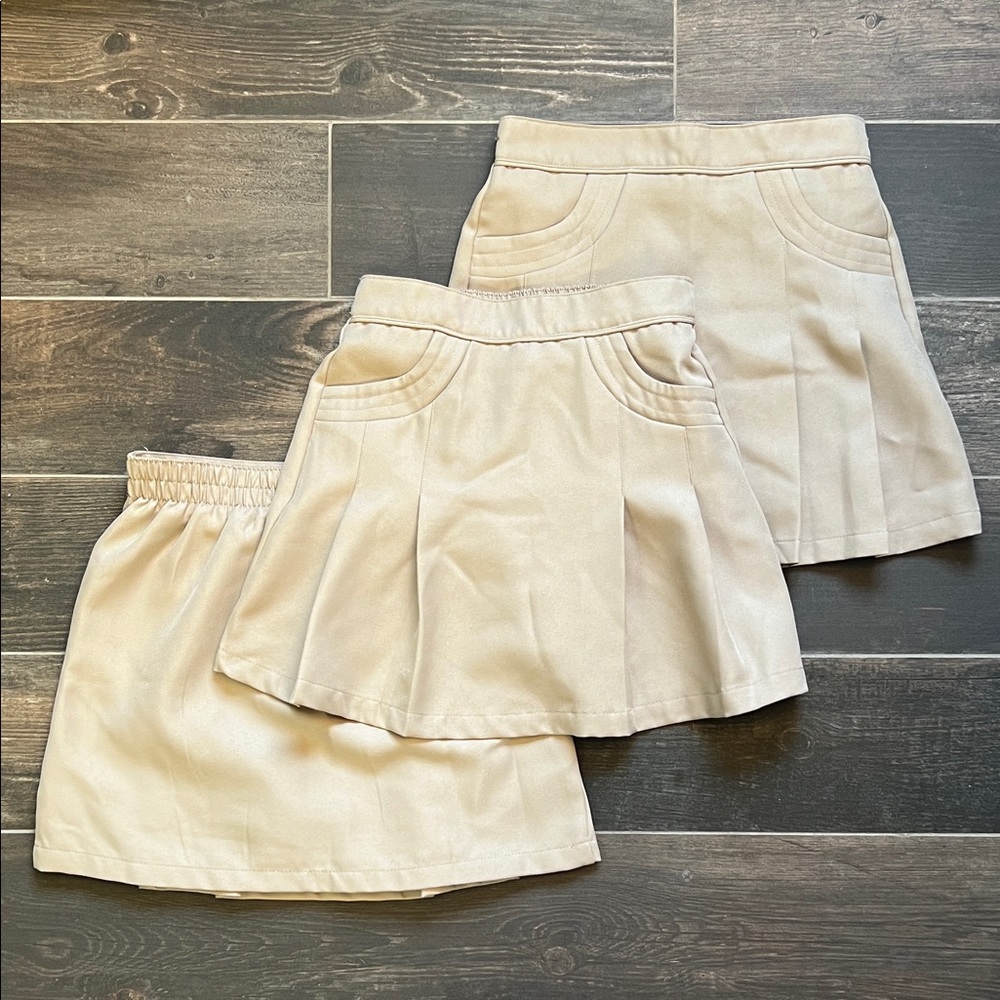 Nautica Kids Khaki Skirt Trio